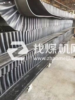 大傾角裙邊帶 波狀擋邊輸送帶直銷